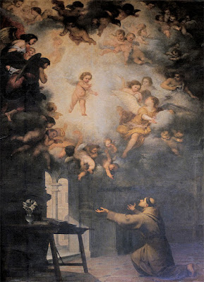 San Antonio con el Niño - 1656 - Óleo sobre lienzo - 560x369cm - Murillo - Catedral de Sevilla