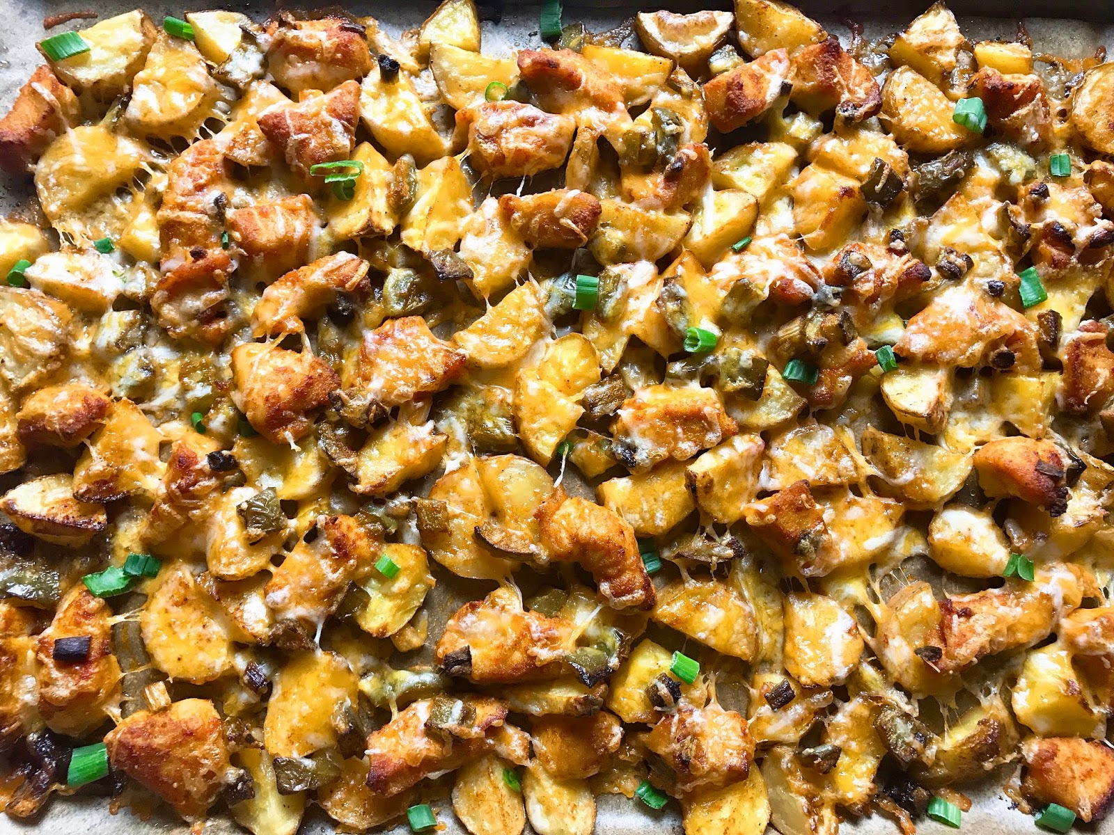 Sheet Pan Tex Mex Chicken and Potato Hash