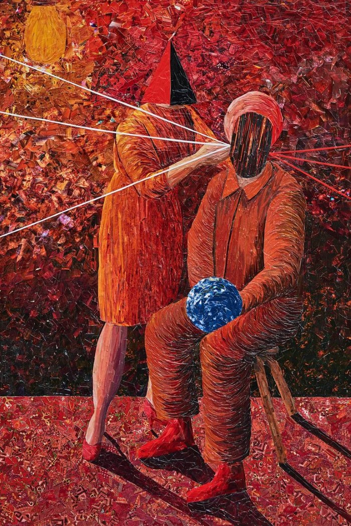 Картины-мозаики из бумаги. Albin Talik Albin Talik