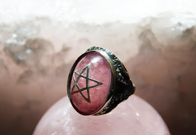 rose quartz angel heart ring by alex streeter