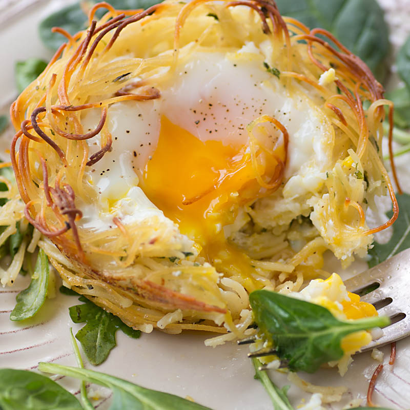Savoring Time in the Kitchen Eggs Baked in Creamy Pasta Nests