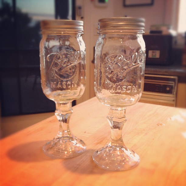 siriously delicious Redneck Wine Glasses