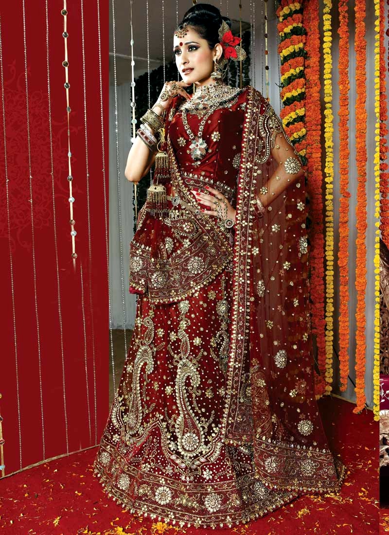  Wedding  Wear Bridal  Lehenga Indian  Bridal  Lehenga Choli 