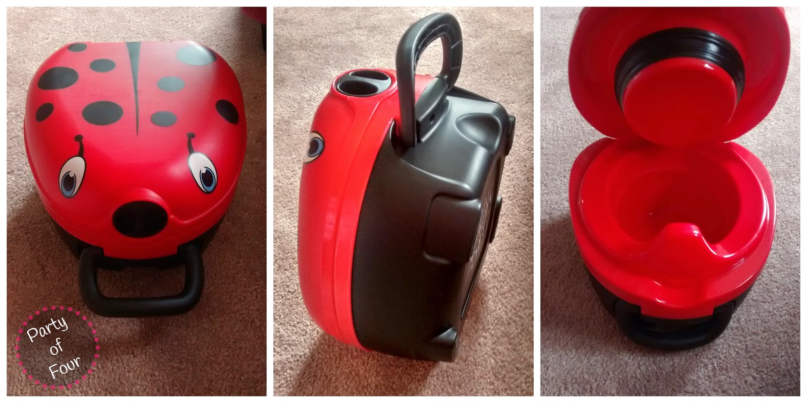 Easy Potty Training Outside the Home Party of Four (Room for One More)