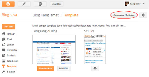 cara backup dan mengganti template blogger versi terbaru