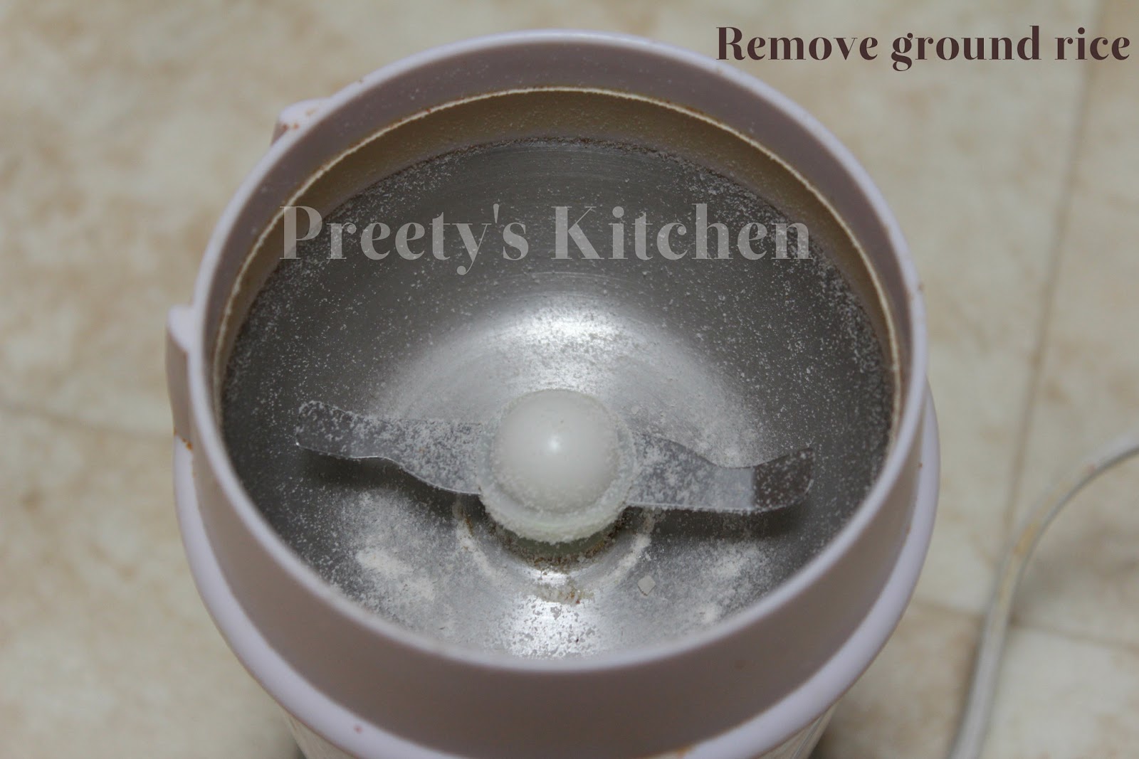 Preety's Kitchen How To Clean Your Coffee Grinder (Step By Step Pictures)
