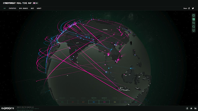 Cyberthreat Realtime Map