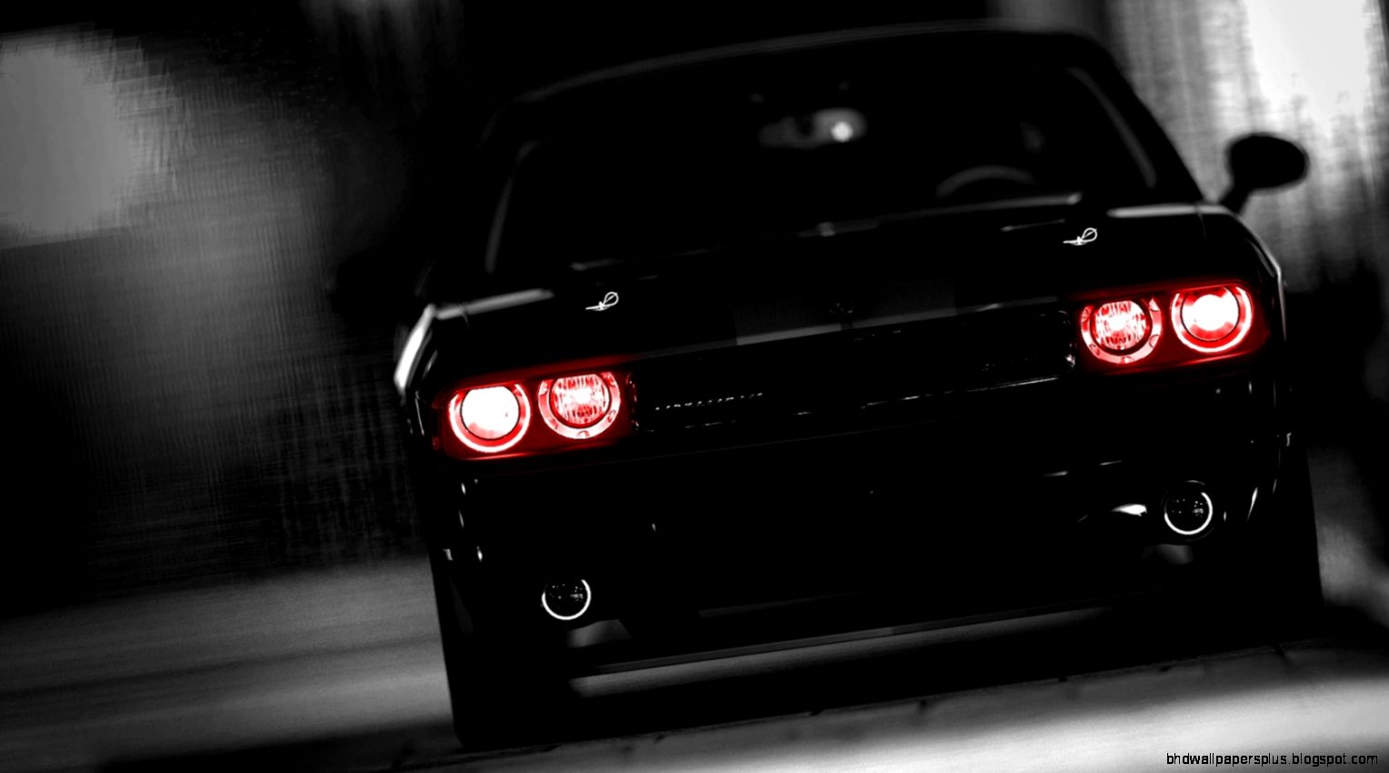 Dodge Challenger White And Red   wallpaper