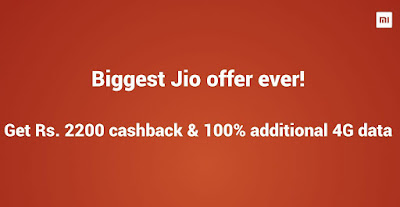 How to get Reliance Jio Rs 2200 cashback ,100% additional 4G data on Xiaomi Redmi Note 5, Note 5 Pro
