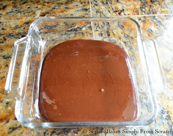 Refrigerate Chocolate Rum Truffle mixture until firm from Serena Bakes Simply From Scratch.