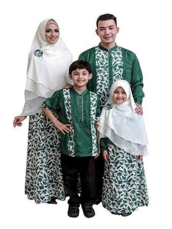  Baju  Seragam  Keluarga Untuk  Lebaran  Galeri Batik Terbaru