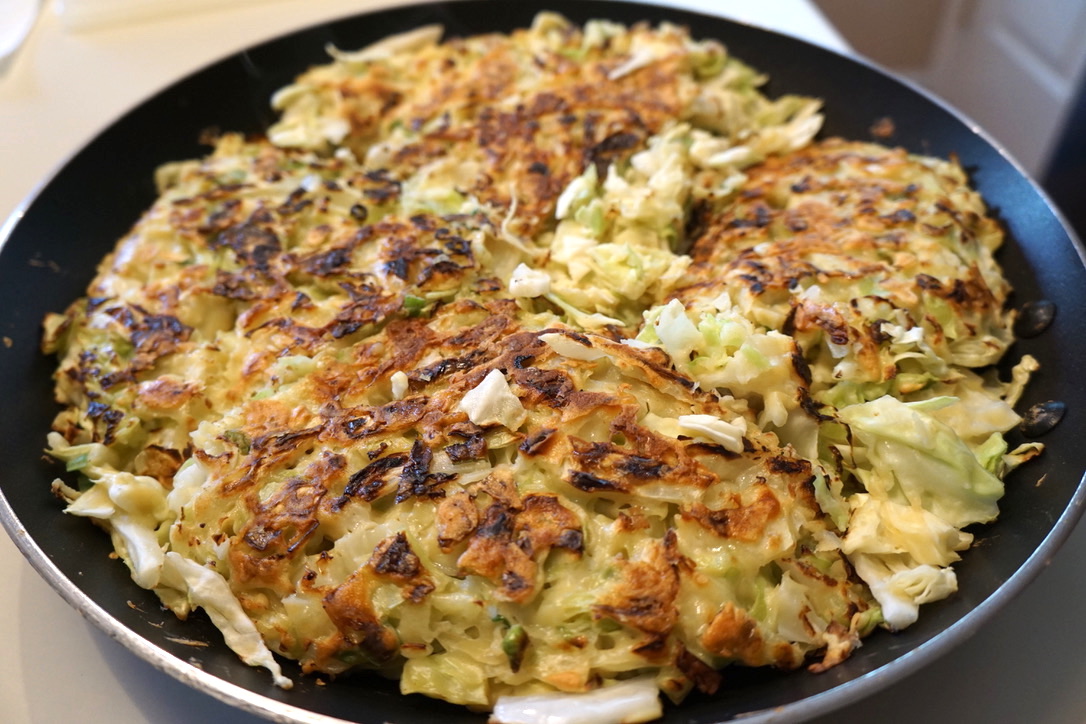 OkonomiYaki (Japanese Cabbage Pancake), again