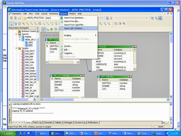 XML file from a relational file (table) XML file from a relational file (table)