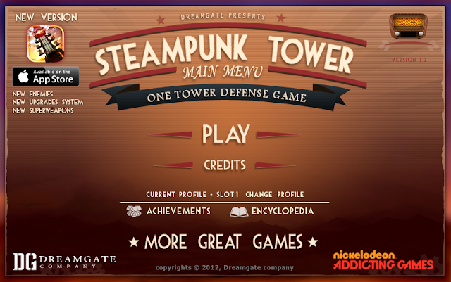 스팀펑크 타워 디펜스 steampunk tower