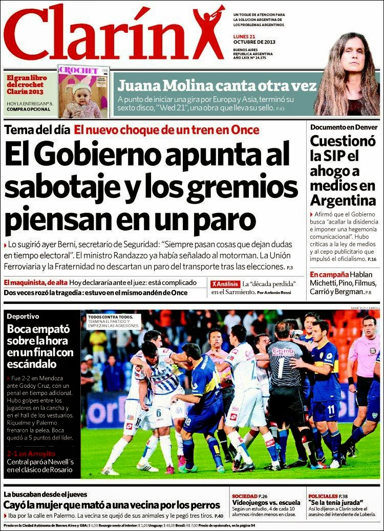 NOTICIAS DE OMEGA RADIO TITULARES DE LOS PRINCIPALES DIARIOS