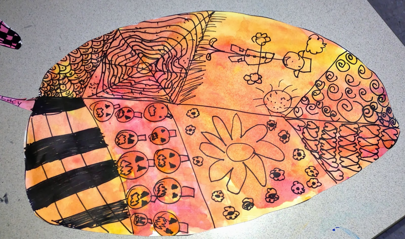 Expression of Imagination: Fall Art by Second Grade