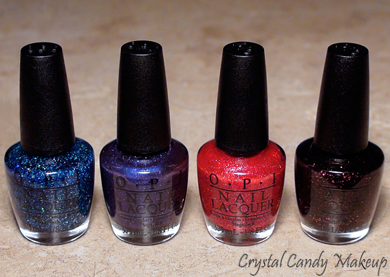 Collection Mariah Carey d'OPI - Liquid Sand Mini Nail Lacquers - Get Your Number, Can't Let Go, The Impossible, Stay The Night