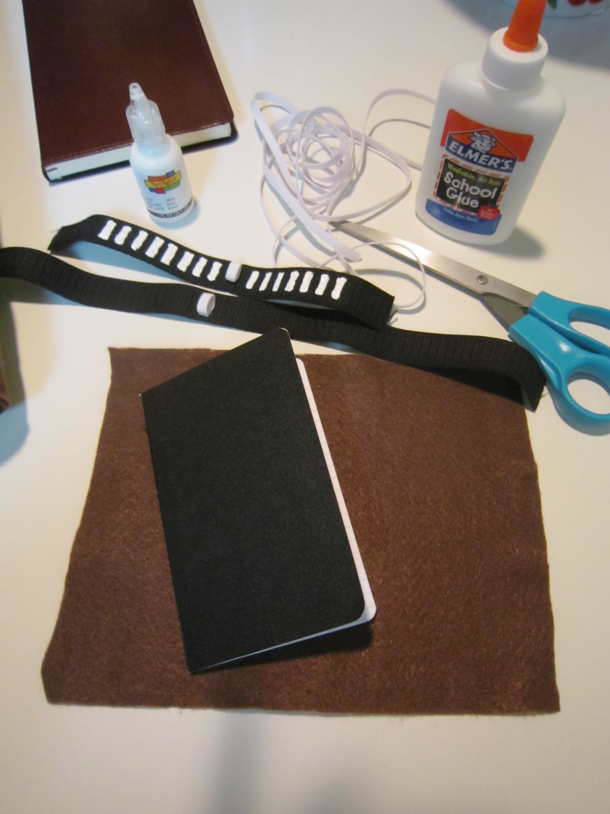 McGalver How to Cover a Notebook with Fabric to Make a WookieInspired Notebook!