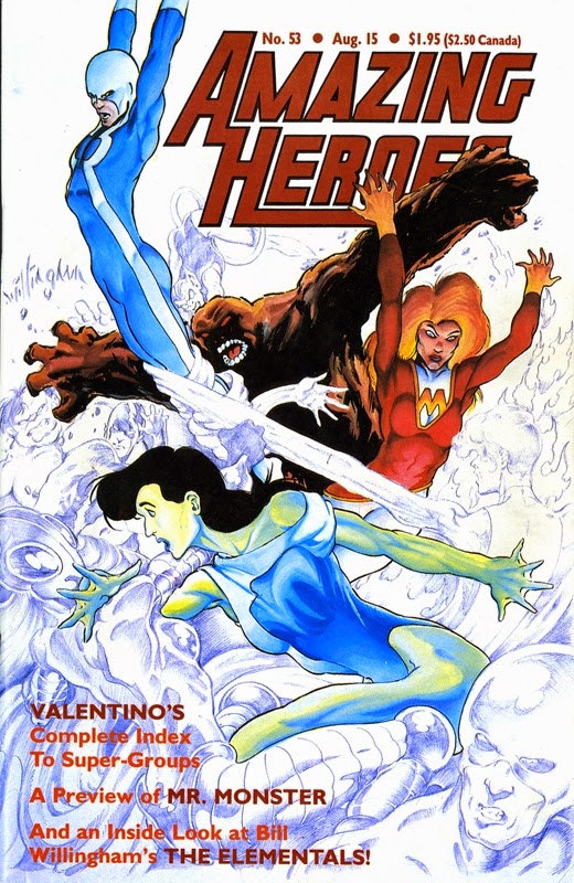 The Dork Review 1st Bill Willingham Elementals Art and More!