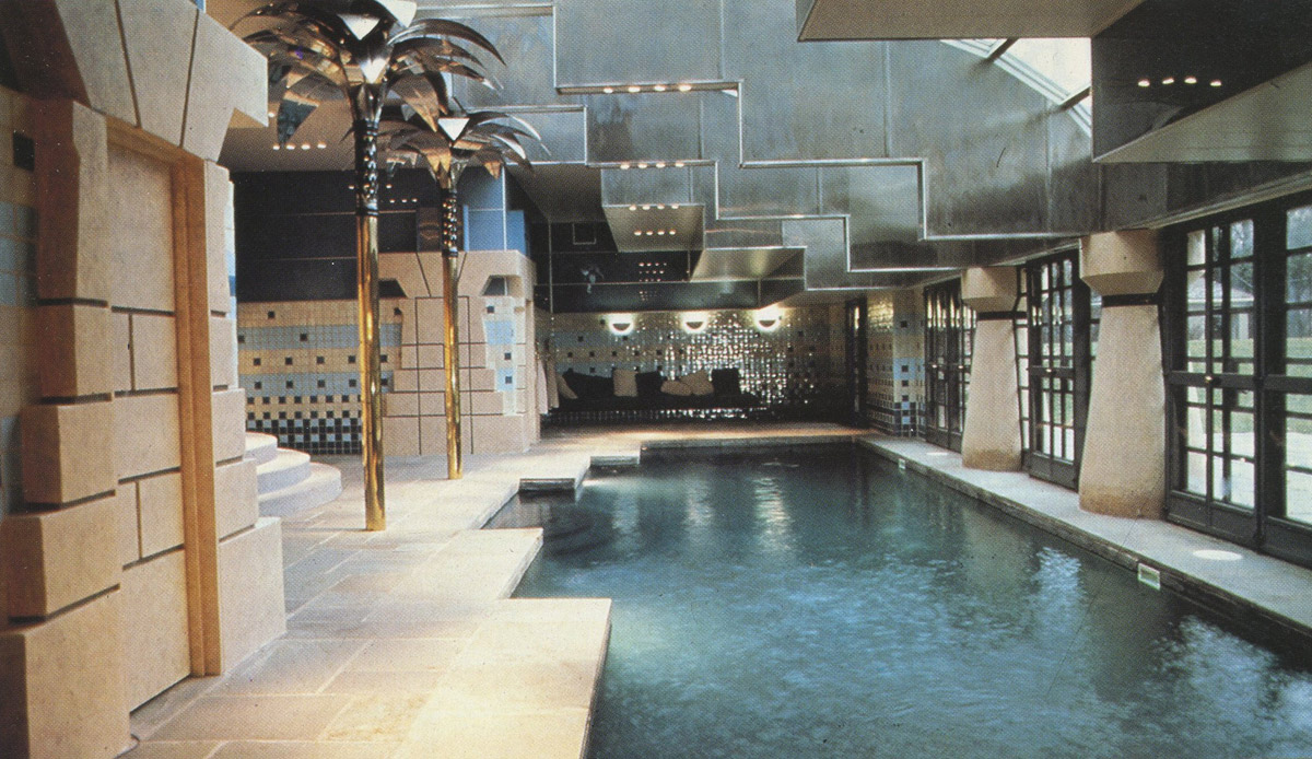 Arqueología del Futuro 1982 Pool House [Robert Stern] ALL YOU CAN EAT ARCHITECTURE