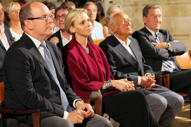 Prince Albert and Princess Charlene attended a concert in Paroldo and Prince Albert was made "Honorary Citizen of Paroldo" before the concert 