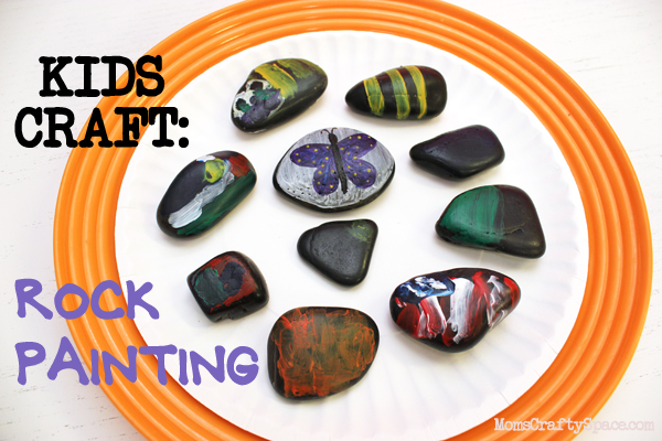 easy kids activity: rock painting 