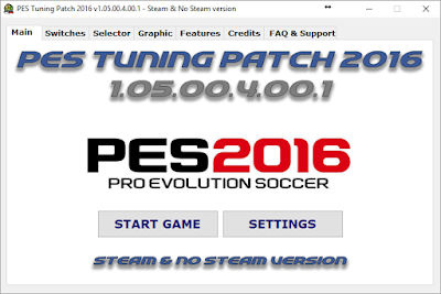 PES 2016 PES Tuning Patch 2016 v1.05.00.4.00.1 All In One