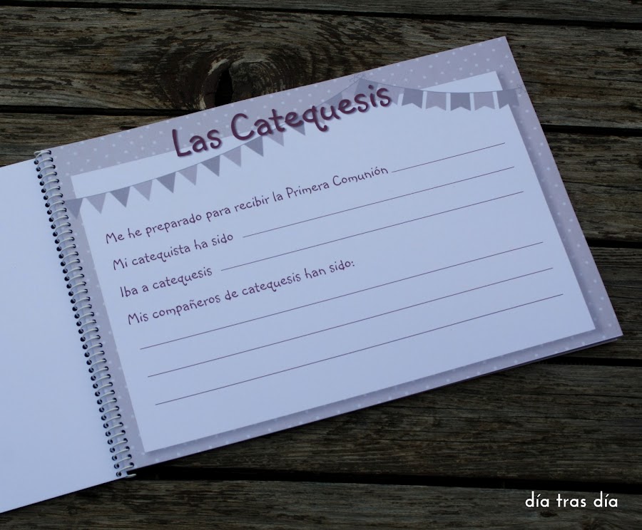 Libro de firmas personalizado Primera Comunión