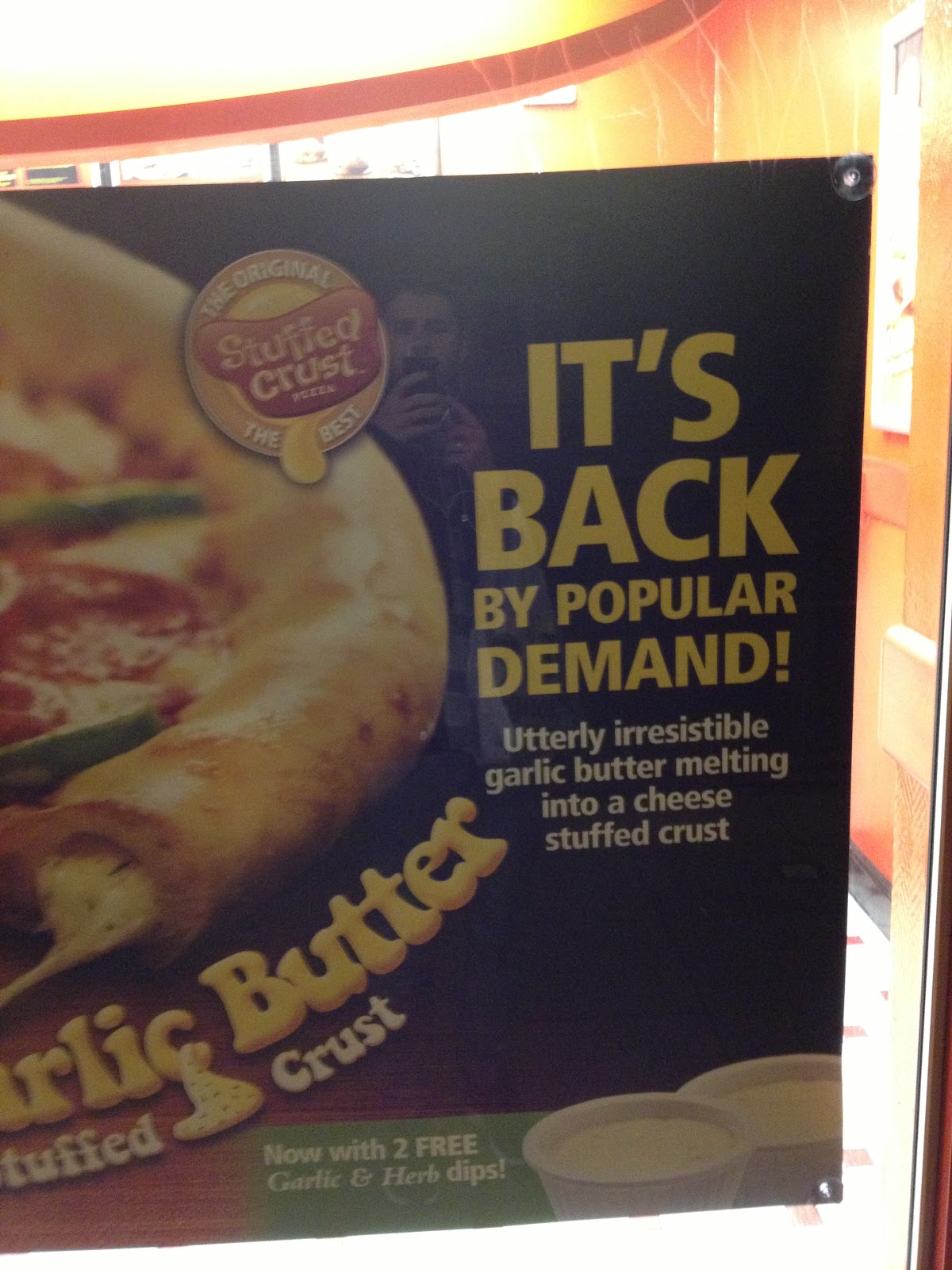 Pizza Mania Who 'Demands' Pizza Hut's Garlic Butter Stuffed Crust?