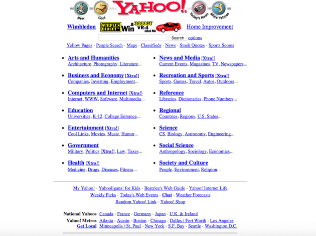 Yahoo! em 1997