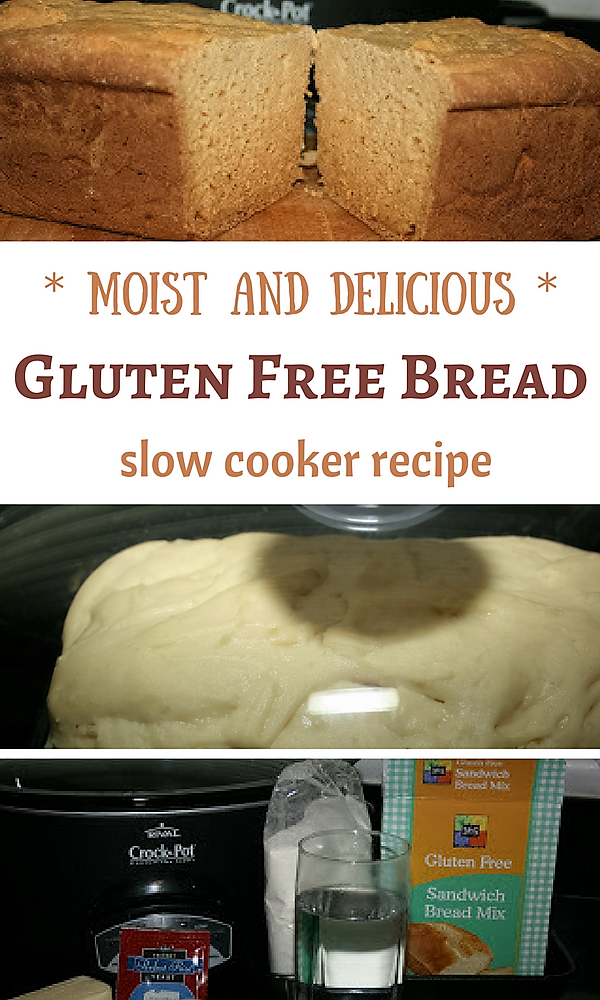 Perfect Gluten Free Bread Baked in the CrockPot A Year of Slow Cooking