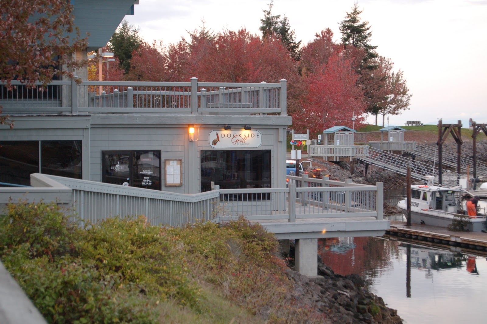 Seafood in Sequim Finding Dockside Grill, yes we're off the beaten path!