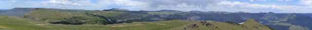 panorama of the Flat Tops