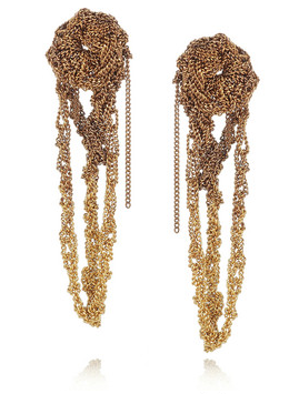 The Cultivated One: DIY: $260.00 Arielle De Pinto Chain Earrings for $6.00
