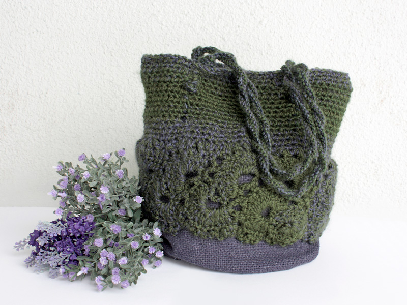 rRradionica Ana (Green) . Handmade bag
