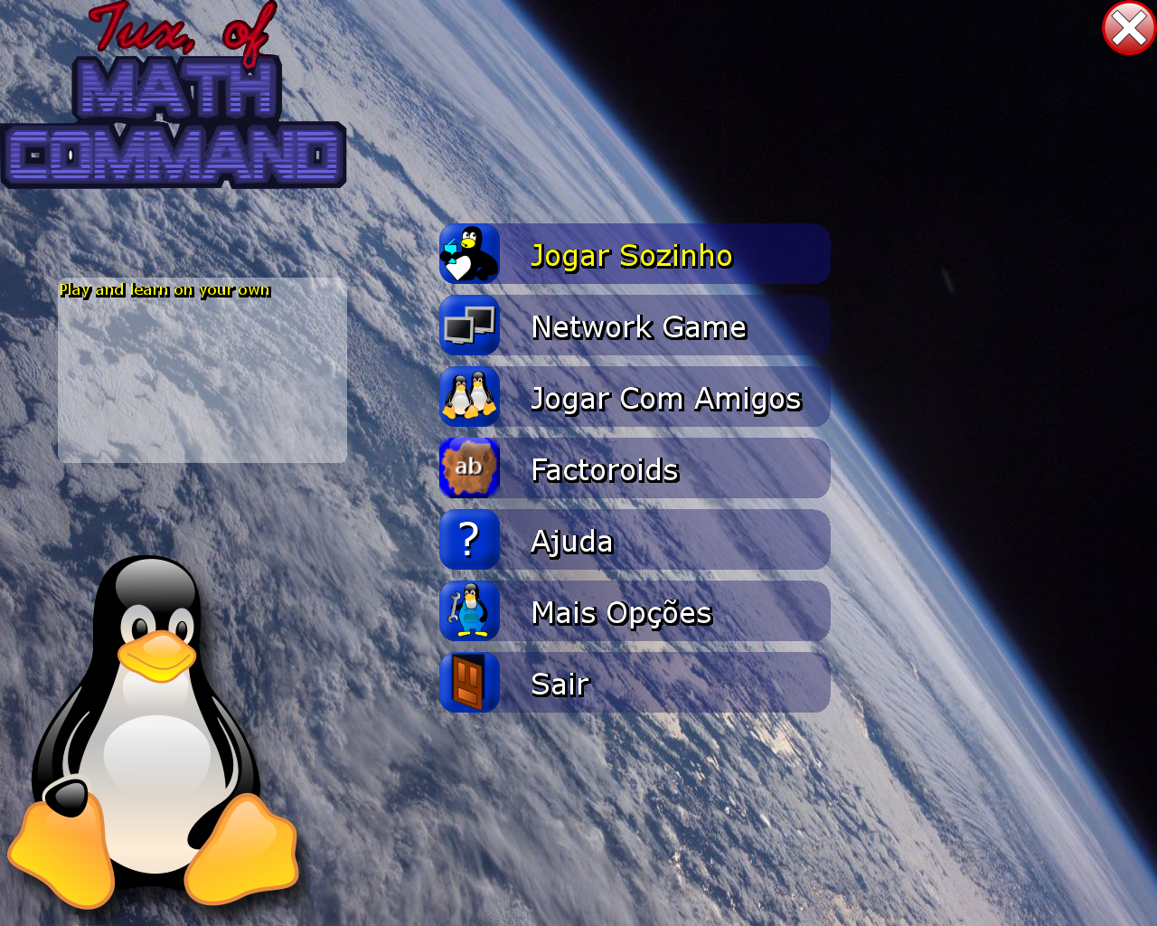 TuxMath (Tux, of Math Command) PC (ATUALIZADO)