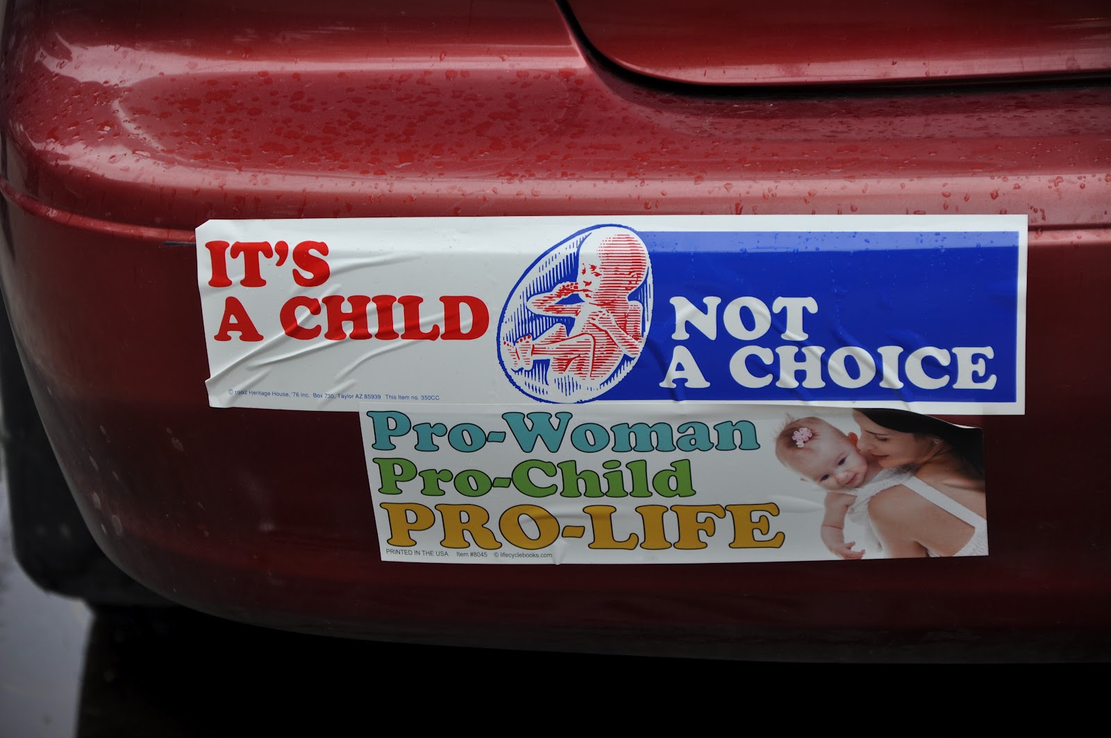 Orbis Catholicus Secundus ProLife Bumper Sticker