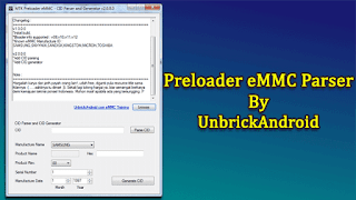 MTK Preloader eMMC Parser v2.0 