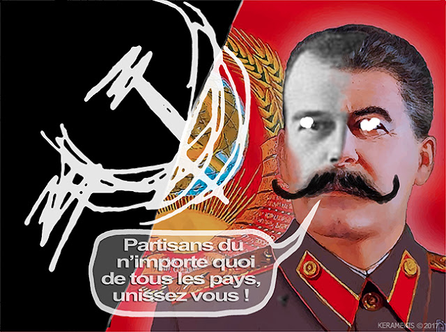 Marginalisme : Affiche de Stalin