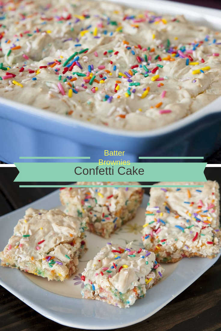 I can eat cake batter brownies, cookies, cupcakes, cake, pudding