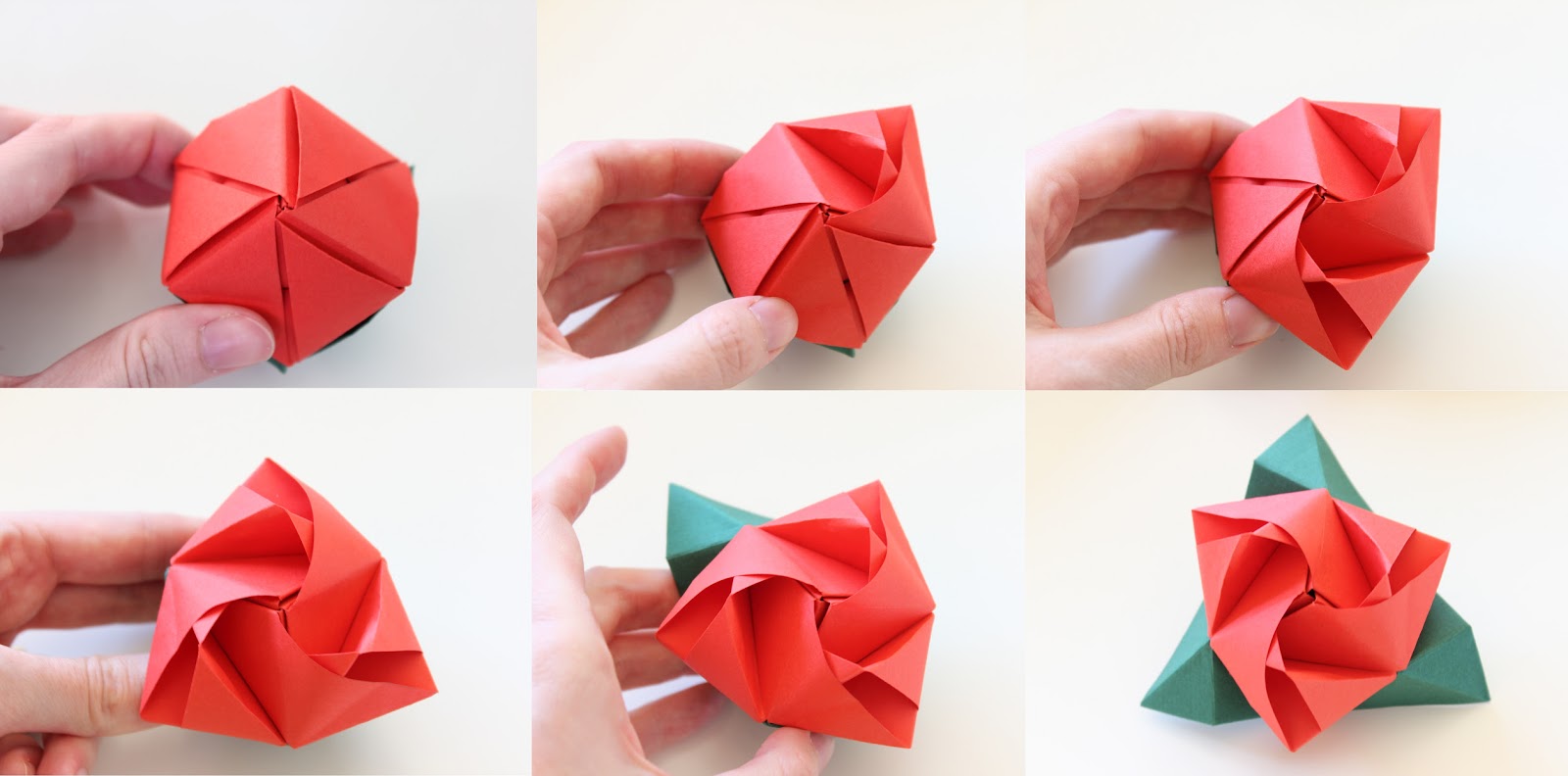 MI HOGAR DE PATCHWORK ORIGAMI ROSAS