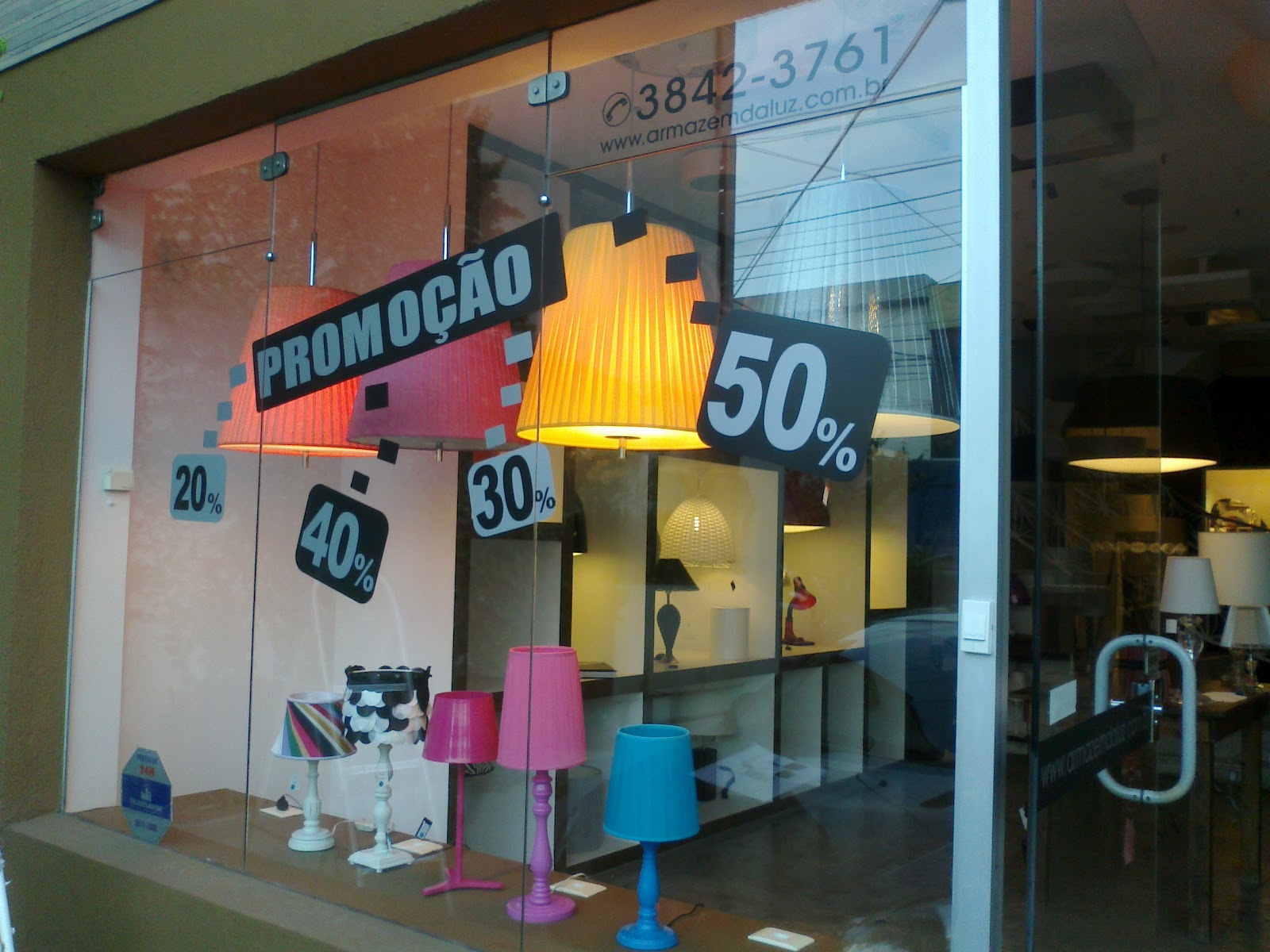 Adesivo Para Vitrine De Lojas Promoção Kit C/ 02 Cores