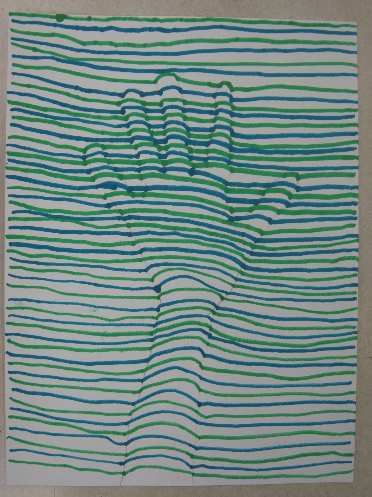 Miss Young's Art Room: 3rd Grade Op Art Hands