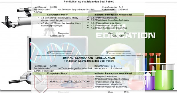 18+ Contoh Jurnal Pembelajaran Pai Sd Images