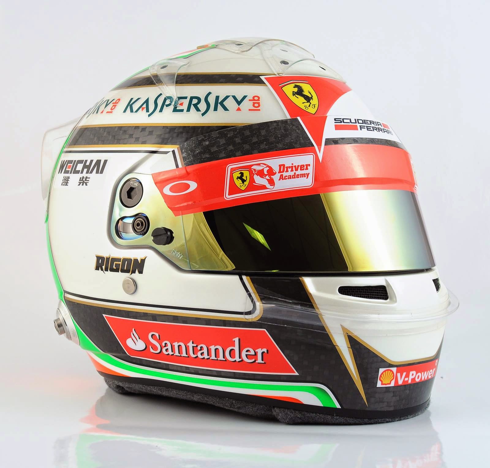 Racing Helmets Garage Bell HP7 Carbon D.Rigon 2015 by Bell Racing Europe