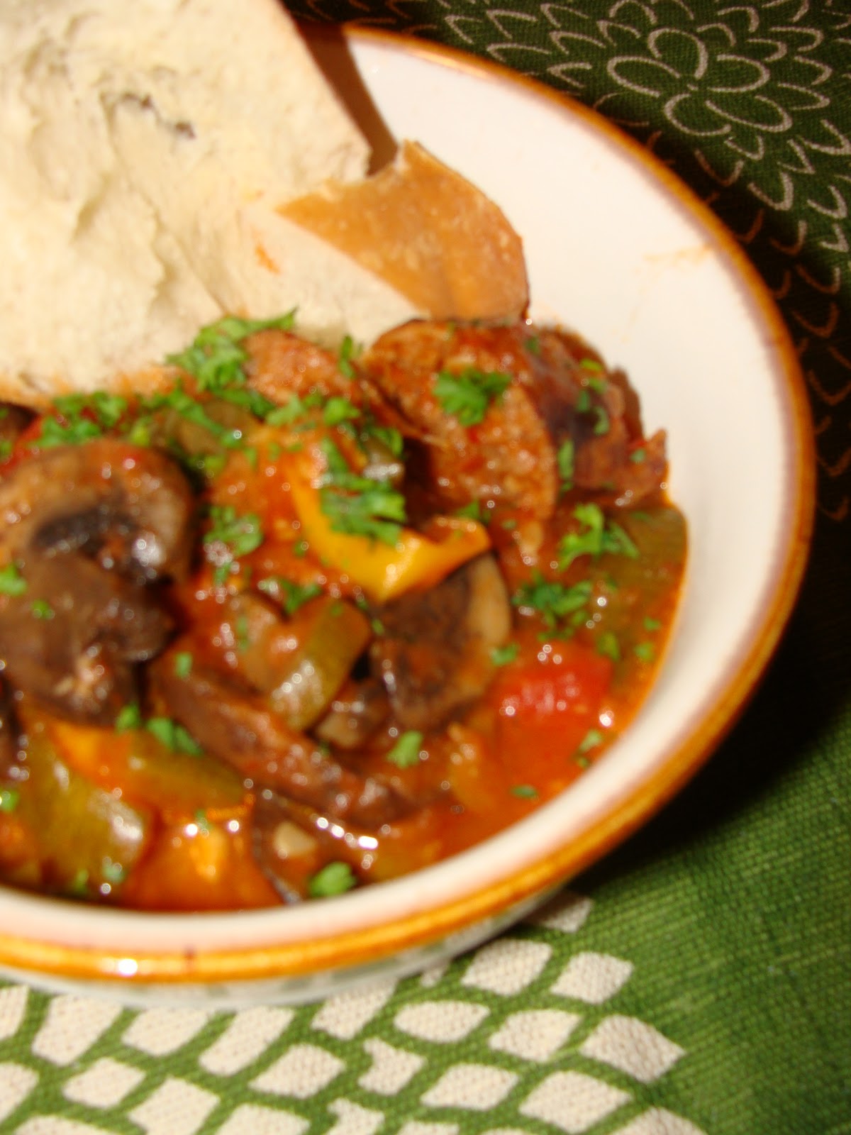 Just Cooking SlowCooker Italian Sausage and Vegetable Stew