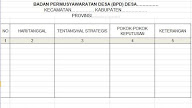 Format Buku Tamu Desa Bima Buku