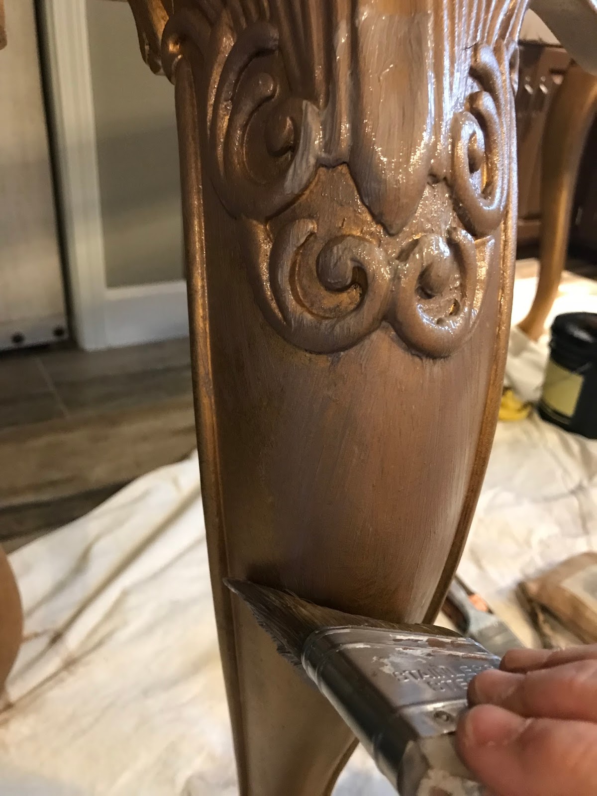 Finishing Acts DIY A Copper Bronze Furniture Finish