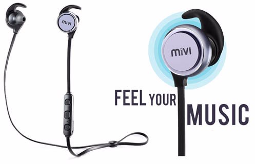 mivi thunder beats bluetooth earphones