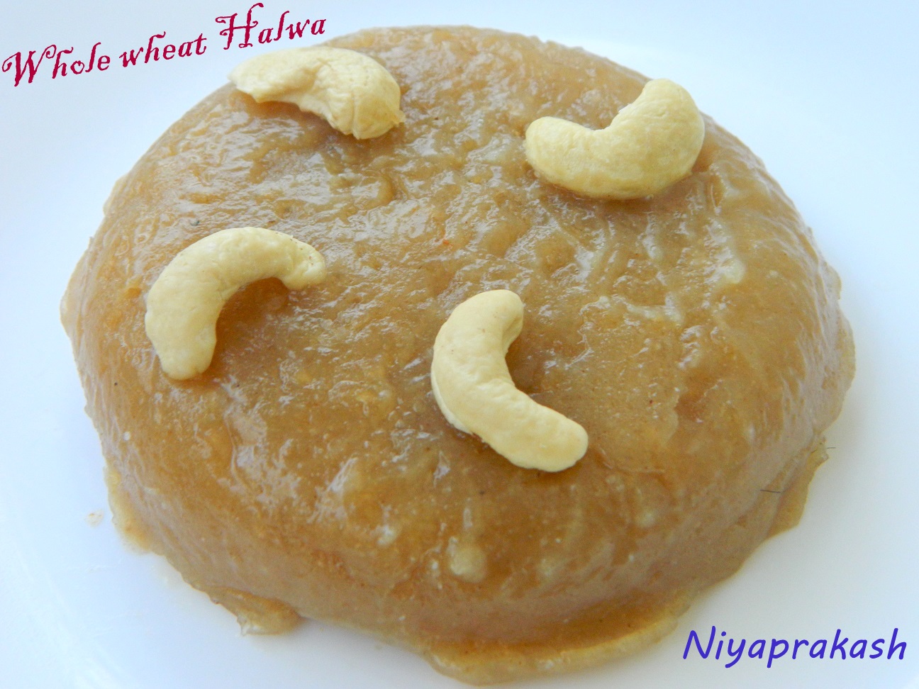 Niya's World Whole wheat Halwa
